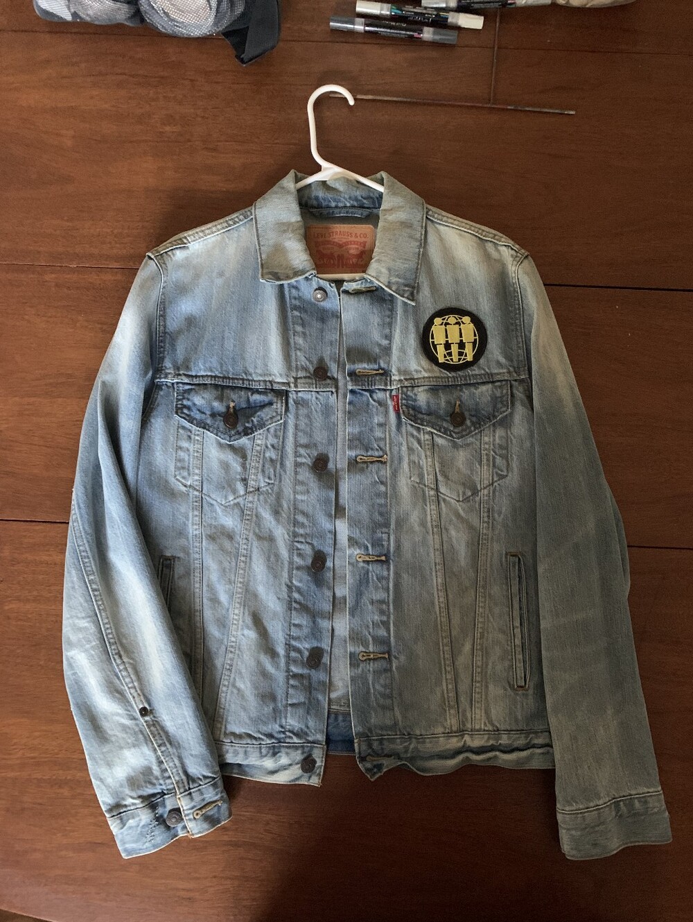 Levi’s Denim Jacket Size Medium Third Man Records - Picture 1 of 8